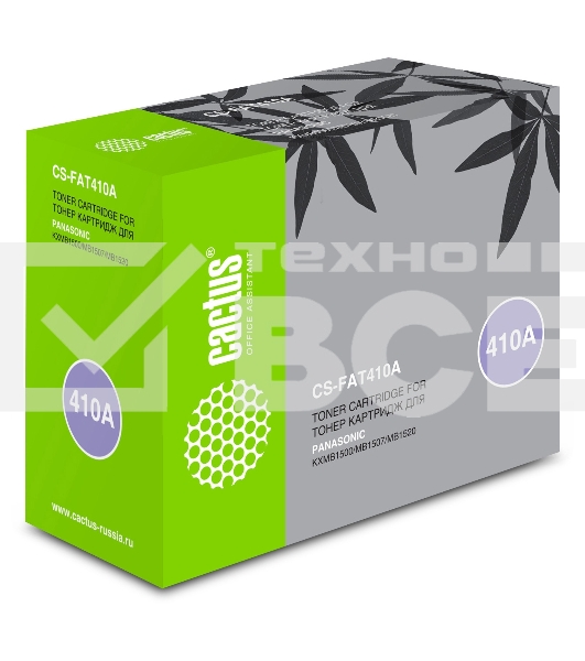 Картридж лазерный Cactus CS-FAT410A черный (2500 стр.) для Panasonic KX MB1500/MB1507/MB1520