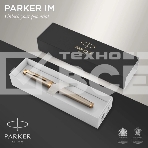Ручка роллер Parker IM Core T321 (CW1931663) Brushed Metal GT F черн. черн. подар.кор., фото6