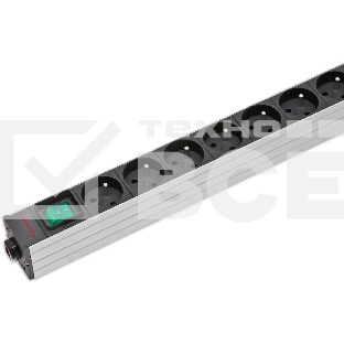 Блок распределения питания Sysmatrix PD 0804.019 гор.размещ. 8xSchuko базовые 10A Schuko 1.8м