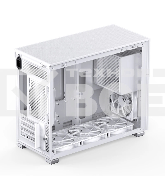Корпус без блока питания Case JONSBO D31 MESH SCREEN, Mini-Tower, TG, no fans, 1xUSB-A 3.0 + 1xUSB-C 3.2, mATX, mDTX, mITX White