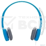 Гарнитура проводная с микрофоном Logitech H150 синий/белый 1.8м накладные оголовье (981-000454), фото9