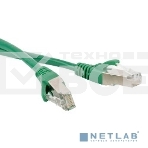 Патч-корд Hyperline PC-LPM-STP-RJ45-RJ45-C5e-5M-LSZH-GN F/UTP, экранированный, Cat.5е, LSZH, 5 м, зеленый, фото 1