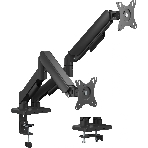 Кронштейн для мониторов Cactus CS-VM-MG-82-BK черный/белый 17'-32' макс.9кг настольный поворот и наклон, фото 1