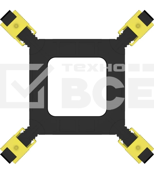 Кулер для процессора PCCooler R95S-I черный 92мм алюминий 2600rpm 31.1db 4-pin 95W