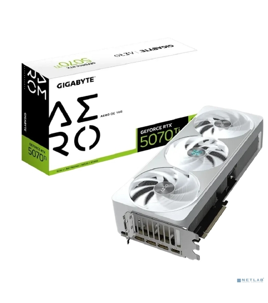 Видеокарта Gigabyte GV-N507TAERO OC-16GD 1.0 NV RTX 5070TI 16Gb 256bit GDDR7 2805/28000/HDMIx1/