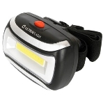 Фонарь налобный LED 5380 (3Вт COB LED 3 режима черн. пласт. пакет) Ultraflash 12870, фото3