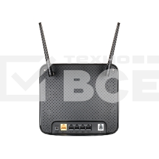 Беспроводной маршрутизатор/роутер D-Link DWR-956/4HDB1EAC1200 с поддержкой 4G LTE, портами Gigabit Ethernet и 1 FXS-портом