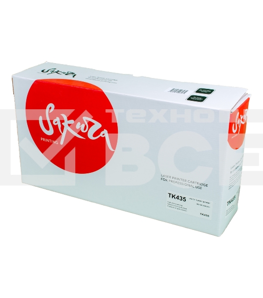 Картридж Sakura TK435/437/439/458/448 для Kyocera Mita TASKalfa 180/181/220/221, черный, 15000 к.