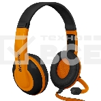 Наушники Defender Warhead G-120 черный/оранжевый кабель 2 м, фото2