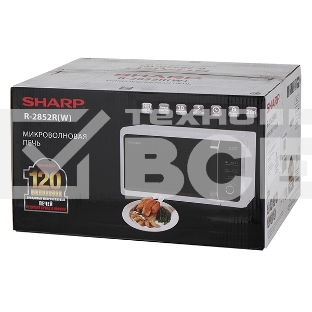 Микроволновая печь Sharp R2852RW  20 л, 800 Вт, эмаль, белый