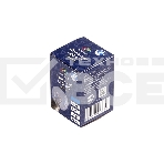 Лампа шар e27 6 LED  Ø45мм - синяя, прозрачная колба, эффект лампы накаливания, фото3