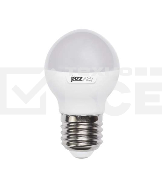 Лампа светодиодная PLED-SP-G45 7Вт шар 3000К тепл. бел. E27 540лм 230В JazzWay 1027863-2