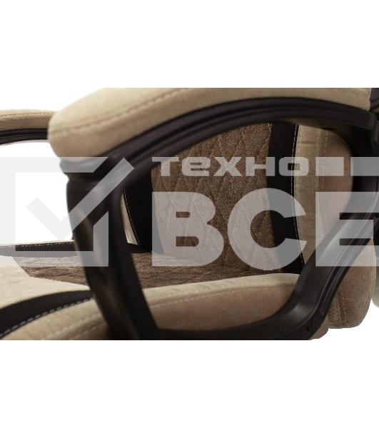 Кресло игровое Бюрократ VIKING 6 KNIGHT BR FABRIC коричневый, крестовина металл/пластик