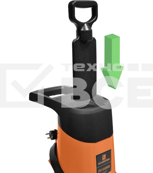 Садовый измельчитель Carver SH 2400E 2400Вт 4500об/мин