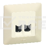 Рамка 'Слоновая кость'. 1-постовая универсальная Valena LIFE, фото9