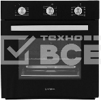 Духовой шкаф электрический Darina 1V5 BDE 111 705 B черный, встраиваемый, фото3