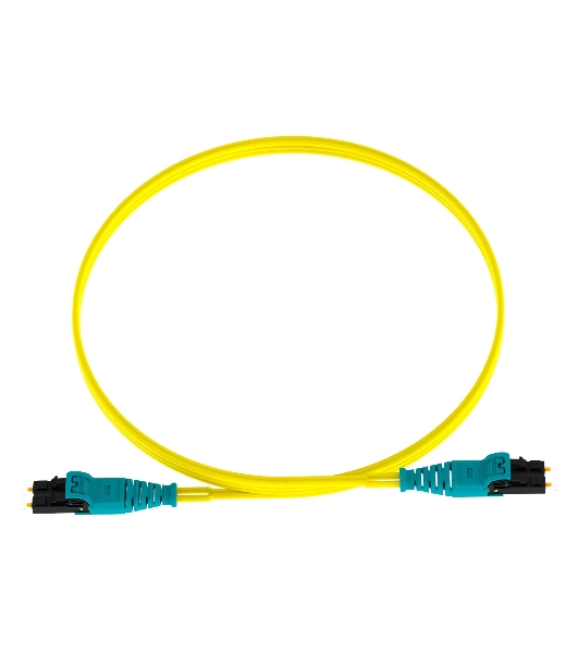 Патч-корд Panduit F92ELQ1Q1SNM003 2x9/125 OS1/OS2 LC push-pull-LC push-pull 3м LSZH желтый