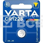 Батарейка Varta ELECTRONICS CR1225 BL1 Lithium 3V (6225) (1/10/100), фото 1