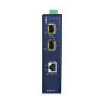 индустриальный медиа конвертер IGT-1205AT  IP30 Industrial 10/100/1000T to 2-Port 100/1000X SFP Gigabit Media Converter (-40 to 75 degree C), фото2
