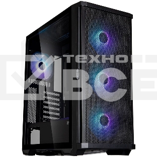 Компьютерный корпус ZALMAN Z10 PLUS, ATX, BLACK, WINDOW, 2x3.5