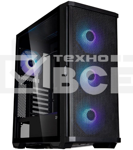 Компьютерный корпус ZALMAN Z10 PLUS, ATX, BLACK, WINDOW, 2x3.5