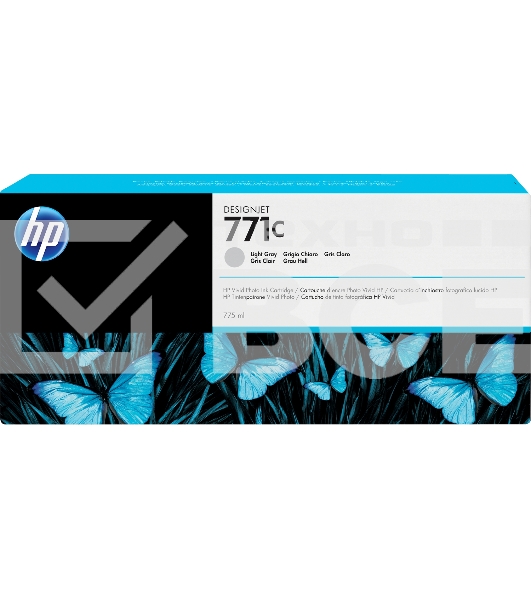 Картридж струйный HP №771C B6Y14A светло-серый для HP DJ Z6200 (775мл)