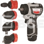 Дрель-шуруповерт аккумуляторная ИНТЕРСКОЛ ДА-10/12В 36, Аккумуляторная, 12В, 2 АКБ, Кейс, фото4