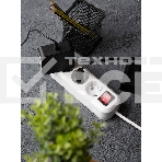 Удлинитель EKF UBA16-310-3-02i 'Эксперт' 3 гнезда 2 метра 16А/3,5 кВт с выключателем и заземлением ПВС 3х1 EKF PROxima, фото 1