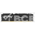 Оперативная память Kingston Fury Beast, DDR5, 32GB (1x32 GB), 5600 MHz, CL36, радиатор, чёрный, фото 1