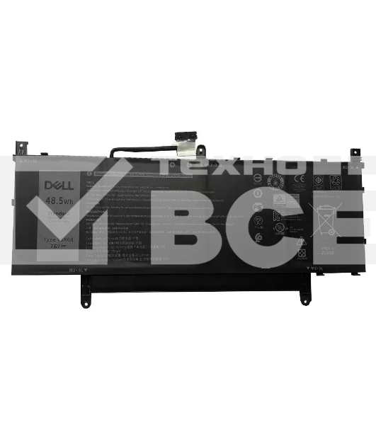 Аккумуляторная батарея для ноутбука Dell Latitude 9520 (V5K68) 7.6V, 48.5Wh