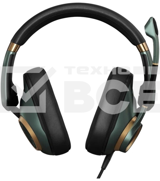 Игровая гарнитура EPOS H6 PRO Closed зелёная (Sennheiser, mini jack 3.5 мм, PC / Soft phone, PS4, Xbox One, Nintendo Switch, Mac OSX, PS5, Xbox Series X)