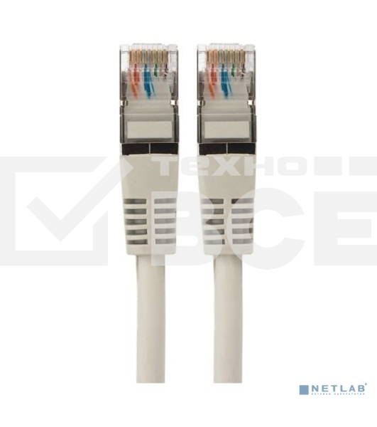Шнур коммутационный Rexant патч-корд U/UTP RJ45-RJ45, cat.5e, LSZH серый, 3м