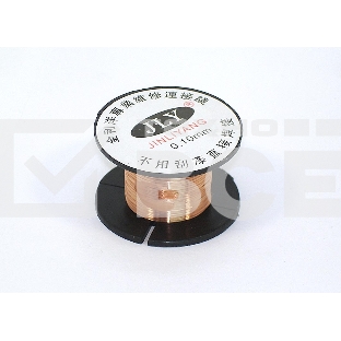 Медная проволока для восстановления дорожек сечение 0,1 мм катушка