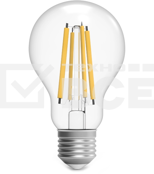 Лампа филам. Gauss Filament 18Вт цок.:E27 груша св.свеч.бел.теп. (упак.:10шт) (102902118)