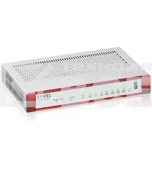Межсетевой экран Zyxel USG FLEX 100H, 8xRJ-45: 1G (LAN/WAN), 1xUSB3.0 **