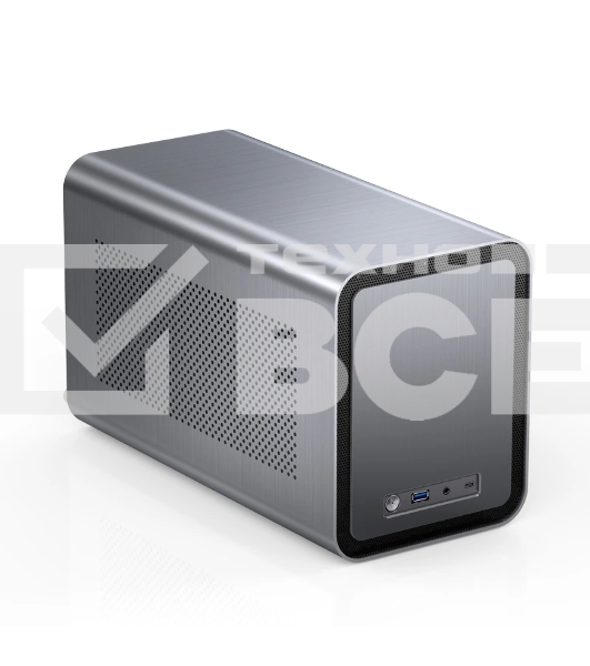 Корпус JONSBO N1 Gray без БП, mini-ITX, SFX, серый