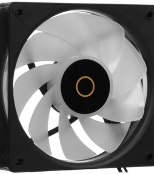 Вентилятор для корпуса Ocypus Gaммa F12 Elite BK ARGB REVERSE BLADE 3 IN 1, 120x120x25мм, 4-PIN PWM, 600-1800 RPM, 26 DBA MAX, HYDRO BEARING