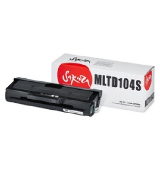Картридж лазерный Sakura MLTD104S для Samsung ML-1660/1665/1667/SCX-3200/3205, черный, 1500 к.