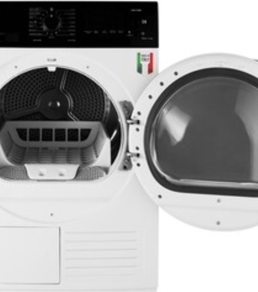 Сушильная машина Korting KD 69 IHP белый, 9 кг, сушка - тепловой насос, программ - 15, 59.6 x 85 x 64 см