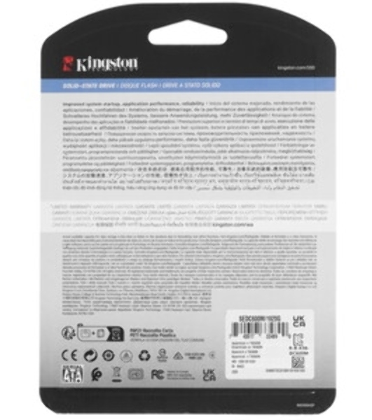 Накопитель SSD Kingston DC600M, 1920Gb, SATA III, 2.5', R/W 560/530