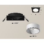 Комплект встраиваемого светильника Ambrella light XC6521001 SBK/SWH черный песок/белый песок MR16 GU5.3 (C6521, N6110), фото 1