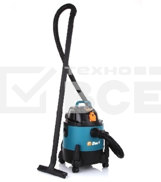 Строительный пылесос Bort BSS-1220-Pro синий, 250/1250 Вт, уборка сухая/влажная, пылесборник контейнер, 20 л