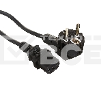 Кабель питания ExeGate Power PC-10P (Евровилка угловая Schuko->С13) VDE-250V-3*1.0-CU, 10A, 10м, фото 1