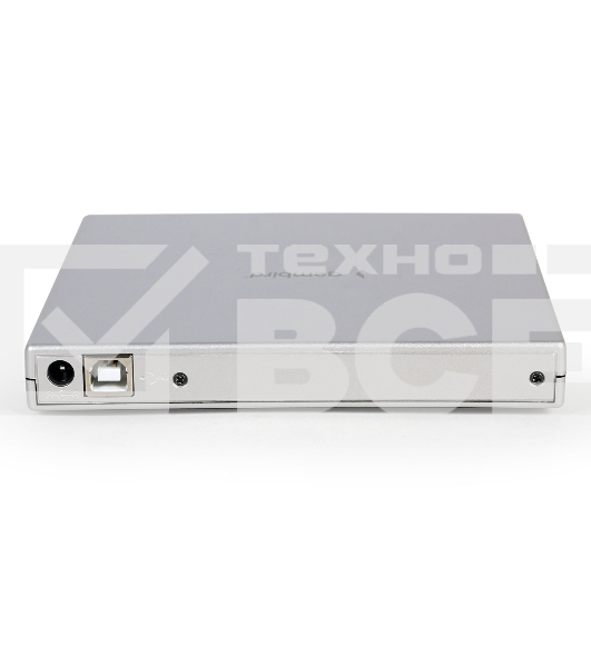 Оптический привод внешний с интерфейсом USB 2.0 Gembird DVD-USB-02-SV пластик, серебро