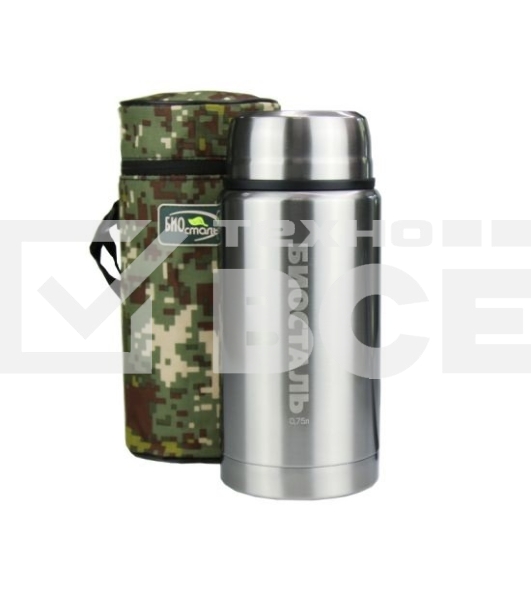 Термос BIOSTAL NTS-500B ОХОТА ш/г, суповой с ложкой, с термочехлом