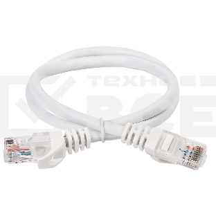 Коммутационный шнур IEK ITK кат. 6 UTP LSZH 3м белый