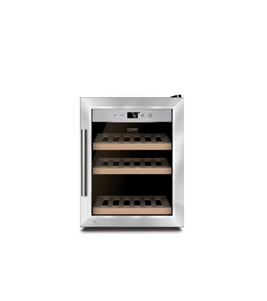 Винный шкаф CASO WineSafe 12 Classic черный, 1 отсек, 12 бут., класс A