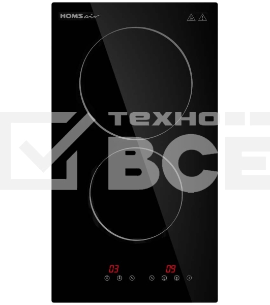 Электрическая варочная панель HOMSair HVC32BK