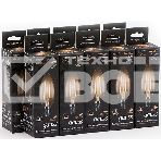 Лампа светодиодная филаментная Gauss 5Вт цок.: E14 свеча 220B 2700K св. свеч. бел.теп. C37 (упак.: 10 шт) (103801105), фото3