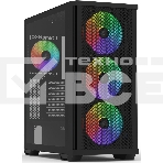 Компьютерный корпус ZALMAN Z10 PLUS, ATX, BLACK, WINDOW, 2x3.5
